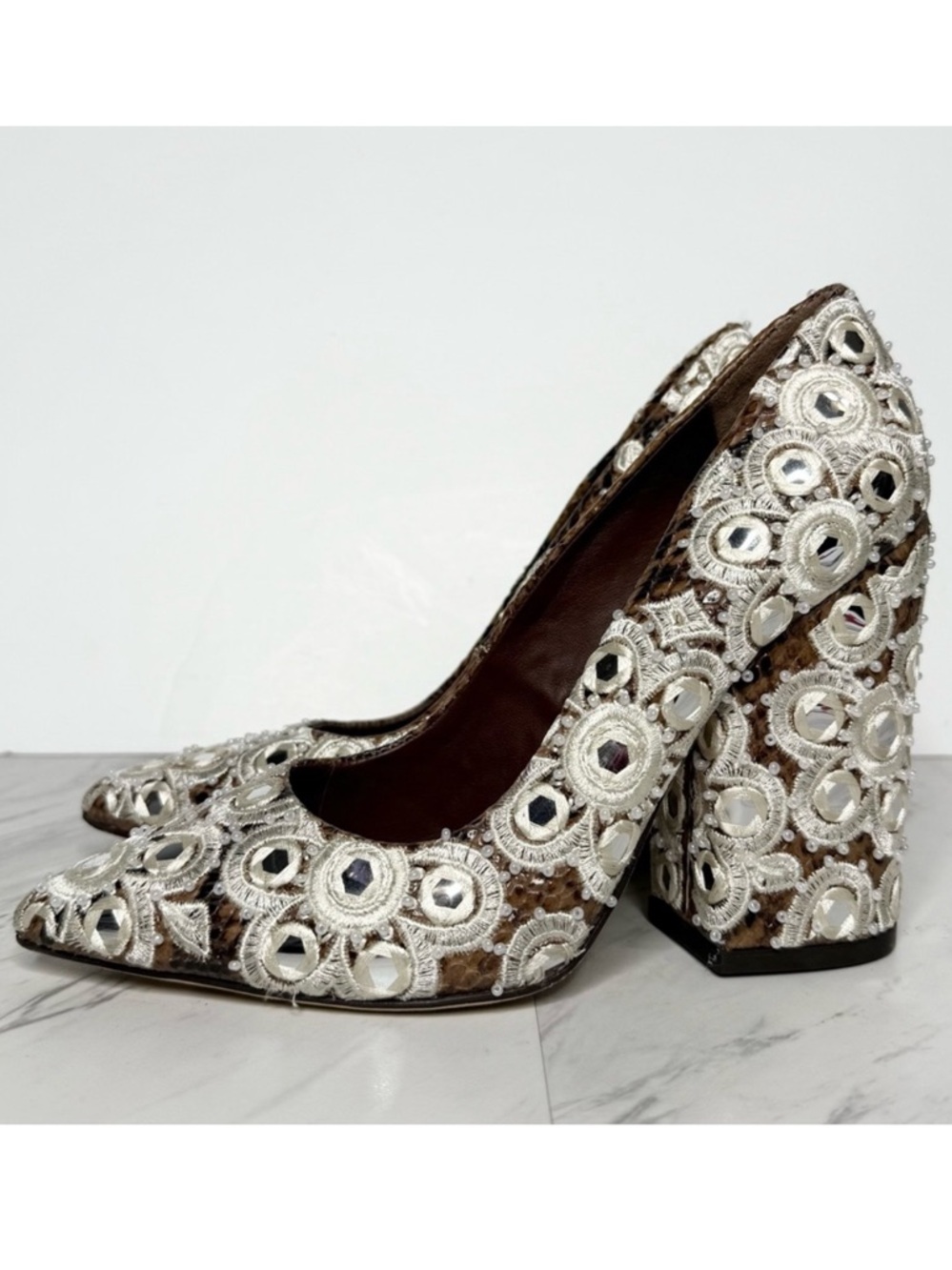 Tory Burch Francesca Pointy Toe Pump 5 1/2